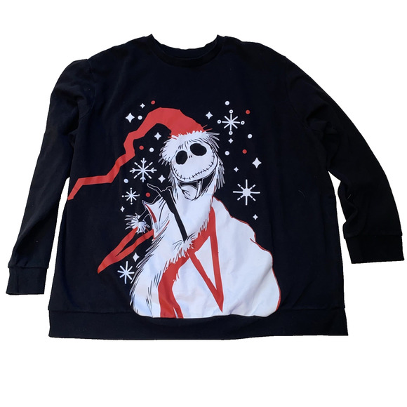 Disney The Nightmare Before Christmas Jack Skellington Sweater Size 3XL - Picture 1 of 7